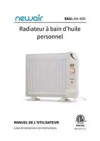 Notice NewAir AH-400 Chauffage