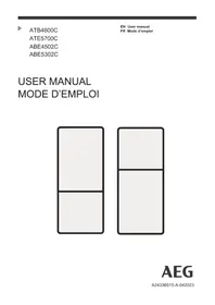 Notice AEG ATE5700C La solution de nettoyage