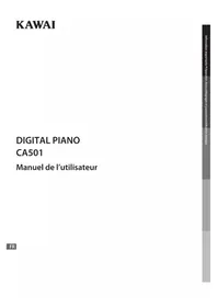 Notice KAWAI CA501 Clavier