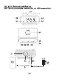 Notice Techno Line WT 477 Radio-réveil