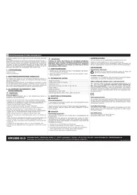 Notice Schwaiger KM1000 013 Non catégorisé