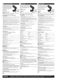 Notice Schwaiger WCM10 Webcam