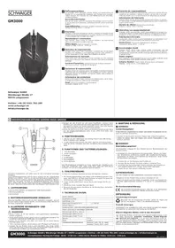 Notice Schwaiger GM3000 Souris