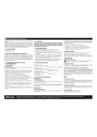 Notice Schwaiger UH4 013 USB hub