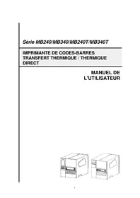 Notice TSC MB241 Imprimante d'étiquettes