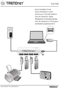 Notice TRENDNET TU2-700 USB hub