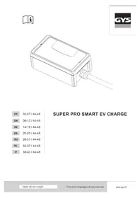Notice GYS SUPER PRO SMART Chargeur allume-cigare