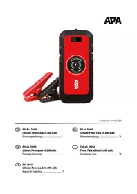 Notice APA 16444 Chargeur de batterie