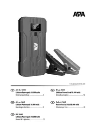 Notice APA 16443 Chargeur de batterie