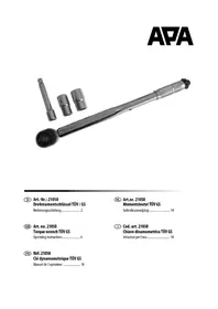 Notice APA 21058 Visseuse