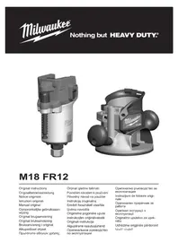 Notice MILWAUKEE M18 FR12 Fraiseuse