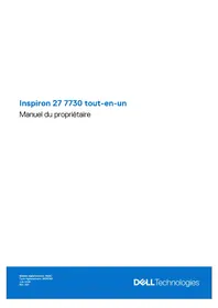Notice DELL INSPIRON 27 7730 Ordinateur de bureau