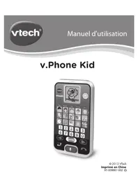 Notice VTECH V.PHONE KID Téléphone mobile