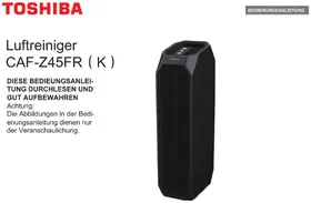 Notice TOSHIBA CAF-Z45FR Purificateur d'air