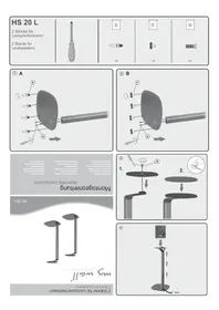 Notice My Wall HS 20 L Support des enceintes