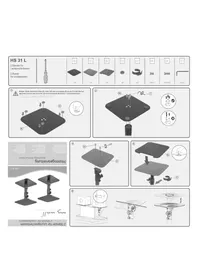 Notice My Wall HS 31 L Support des enceintes