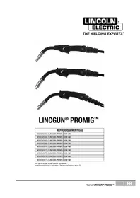 Notice LINCOLN ELECTRIC LINCGUN PROMIG WATER Non catégorisé