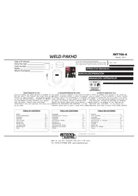 Notice LINCOLN ELECTRIC WELD-PAK HD Non catégorisé