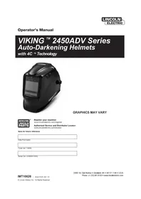 Notice LINCOLN ELECTRIC VIKING 2450 ADV Poste à souder