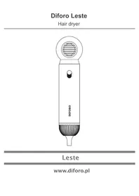 Notice Diforo LESTE Sèche-cheveux