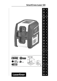 Notice Laserliner SMARTCROSS-LASER GX Niveau laser