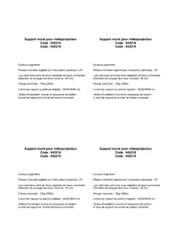 Notice My Wall H 16-5 Accessoire de projecteur