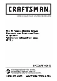 Craftsman CMXCAFG190643 - Spray limpiador
