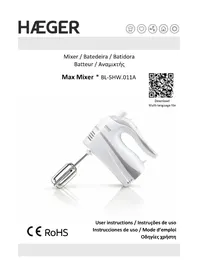 Notice Haeger MAX MIXER BL-5HW.011A Non catégorisé