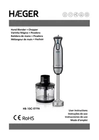 Notice Haeger HB-10C.019A Mixeur plongeant