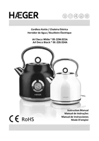Notice Haeger ART DECO EK-22W.023A Bouilloire