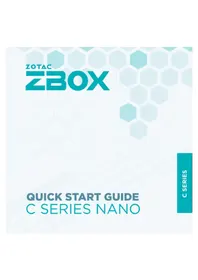 Notice Zotac ZBOX CI337 NANO Ordinateur de bureau