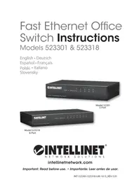 Notice Intellinet 523318 Commutateur