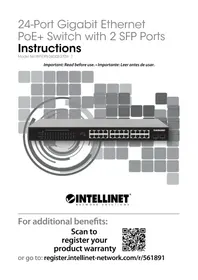 Notice Intellinet 524148 Commutateur