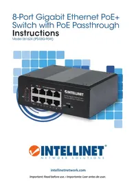 Notice Intellinet 561624 Commutateur
