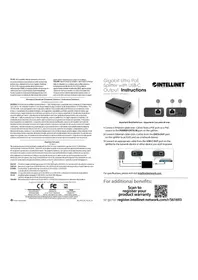 Notice Intellinet 561693 Commutateur