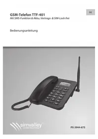 Notice Simvalley TTF-401 Smartphone