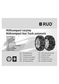 Notice RUD RUDCOMPACT EASYTOP 4550 Chaîne à neige
