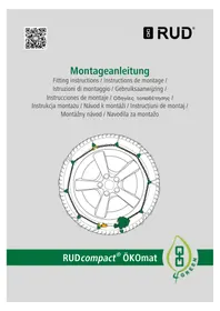 Notice RUD RUDCOMPACT ÖKOMAT E090 Chaîne à neige