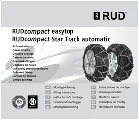 Notice RUD RUDCOMPACT EASYTOP 4450 Chaîne à neige