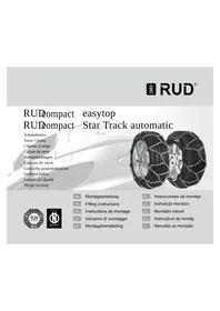 Notice RUD RUDCOMPACT EASYTOP 4400 Chaîne à neige