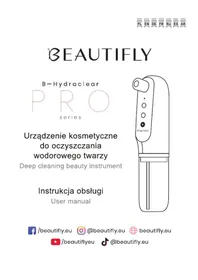 Notice Beautifly B-HYDRACLEAR PRO Nettoyage visage
