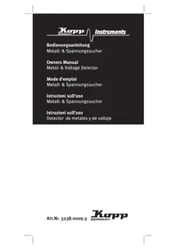 Notice Kopp 3238.0009.3 équipements de mesure