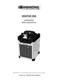 Notice Sonnenkönig VENTUS 250 Chauffage