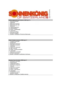 Notice Sonnenkönig LYON Chauffage