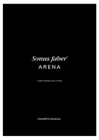 Notice Sonus Faber ARENA 10 Haut-parleur