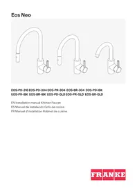 Notice FRANKE EOS-PD-GLD Robinet