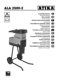 Notice ATIKA ALA 2500-2 Hacheuse mécanique