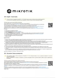 Notice Mikrotik CRS310-1G-5S-4S+IN Routeur