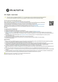 Notice Mikrotik CCR2116-12G-4S+ Routeur