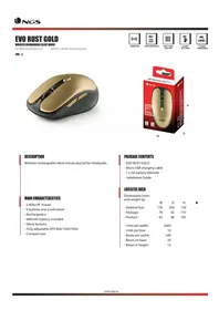 Notice NGS EVO RUST Souris